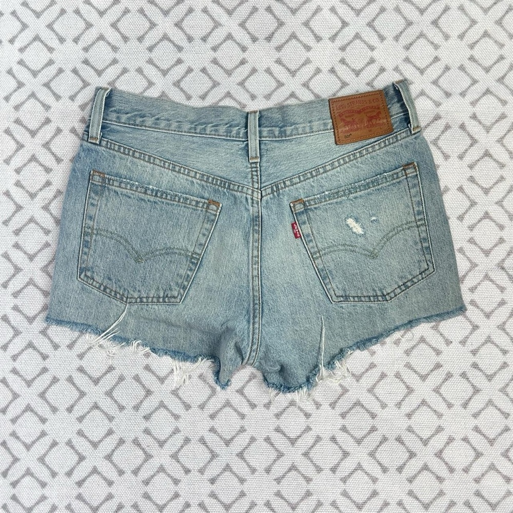 Levi's Women's Blue Denim Shorts